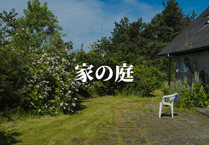 家の庭